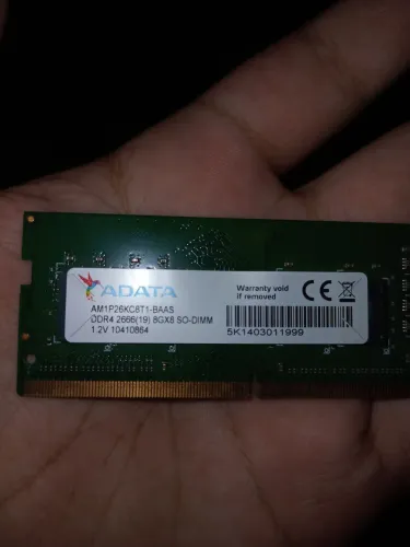 Memoria Ram 8GB Notebook, 2666mhz, marca: Adata