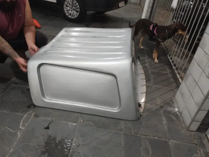 Capota de fibra para Saveiro cabine dupla
