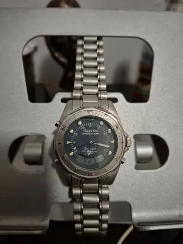 Relógio Technos Skydiver T205.47 Original Raridade Anos 90