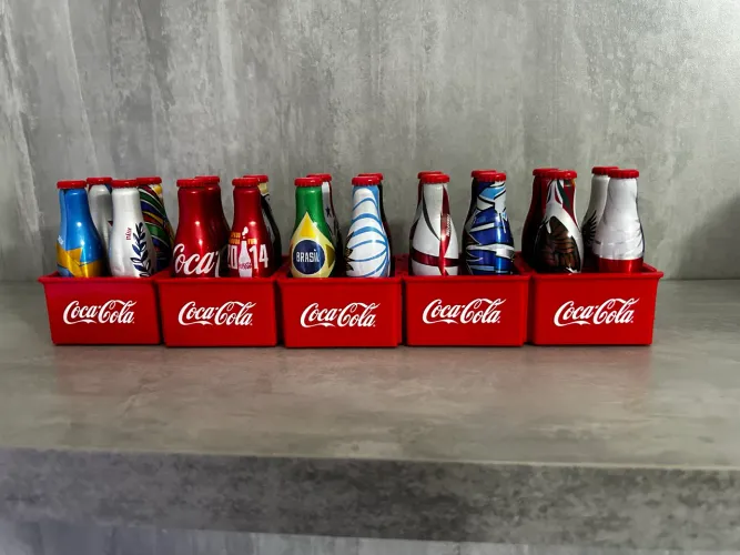    Coca-Cola Copa 2014 coleção mini garrafas + engradado
