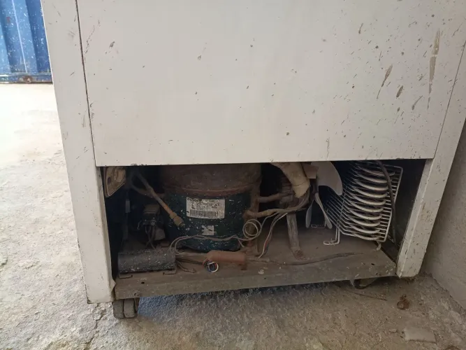 Freezer tampa de vidro 