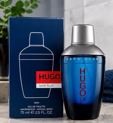 Perfume Hugo Boss Dark Blue Masculino 75 ml - Original e Lacrado