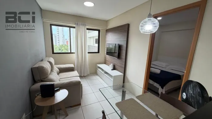 Flat para alugar, 30 m² por R$ 2.352,48/mês - Espinheiro - Recife/PE