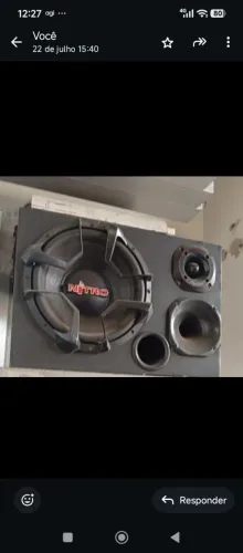Vendo caixa trio com completa com modulo
