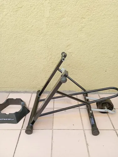 Rolo de Treino Altmayer Alt-Cicle para Bicicleta + Apoio Dianteiro (Excelente Estado)