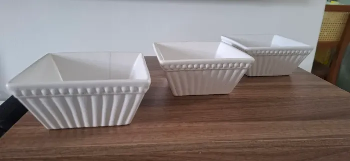 3 Vasilhas Porcelana