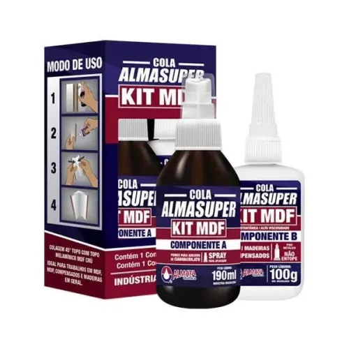Kit Mdf De Colagem Rápida Almasuper - Almata