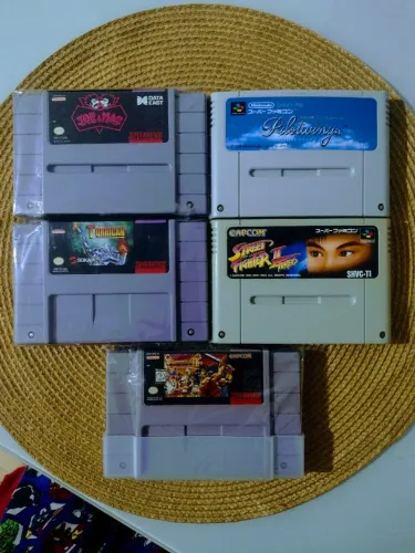 Cartuchos Originais - Super Nintendo