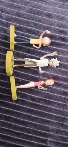 Trio rick & morty eaglemoss