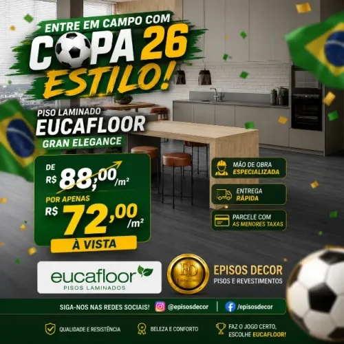 Piso Laminado Eucafloor Gran elegance
