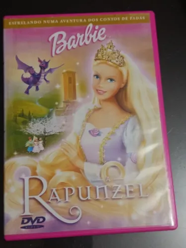 Dvd Barbie Rapunzel original raro em soberbo estado