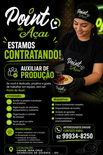 Auxiliar de produção 