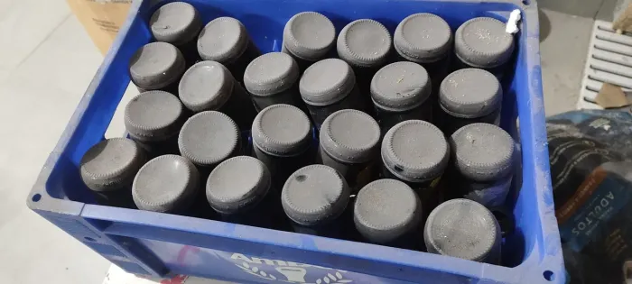 Engradado garrafinha cerveja