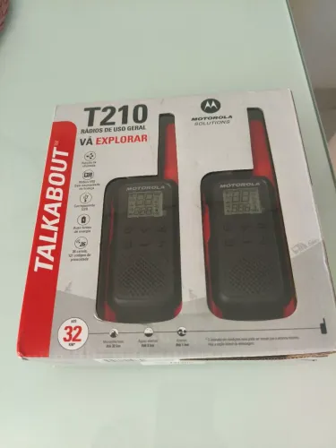 RÁDIO COMUNICADOR MOTOROLA TALKABOUT T210