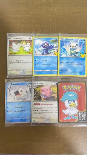 Kit 6 Cards Pokémon Mc Donalds 
