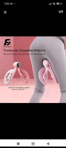Aparelho para treino de assoalho pélvico 