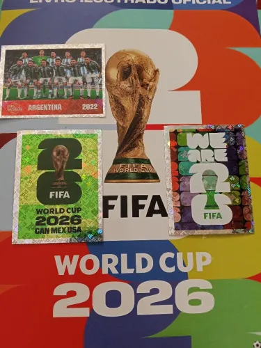 Figurinhas brilhante FIFA copa do mundo 2026