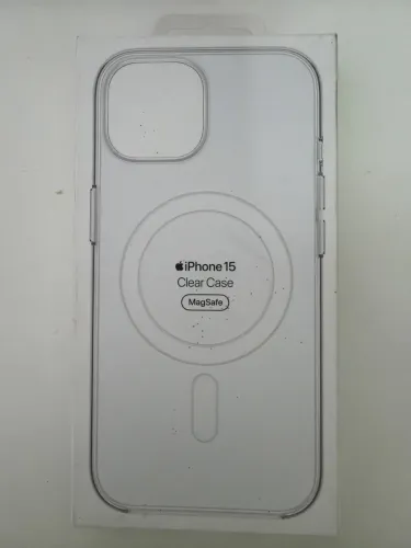 [novo] Capa Apple iPhone 15 Original (Clear Case) Transparente MagSafe 