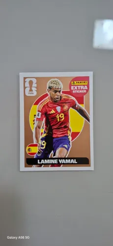 Extra Sticker Lamine Yamal Bronze 2026 (em perfeito estado)