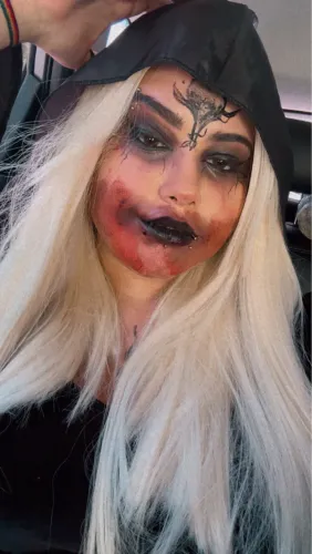 Peruca loira 