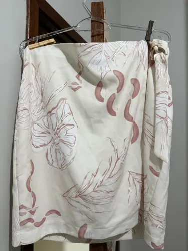 Saia Estampada com Amarração
