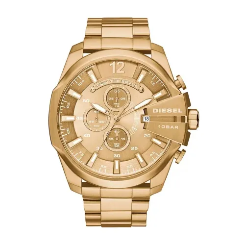 RELÓGIO DIESEL ORIGINAL DOURADO - ESTILO E PRESENÇA