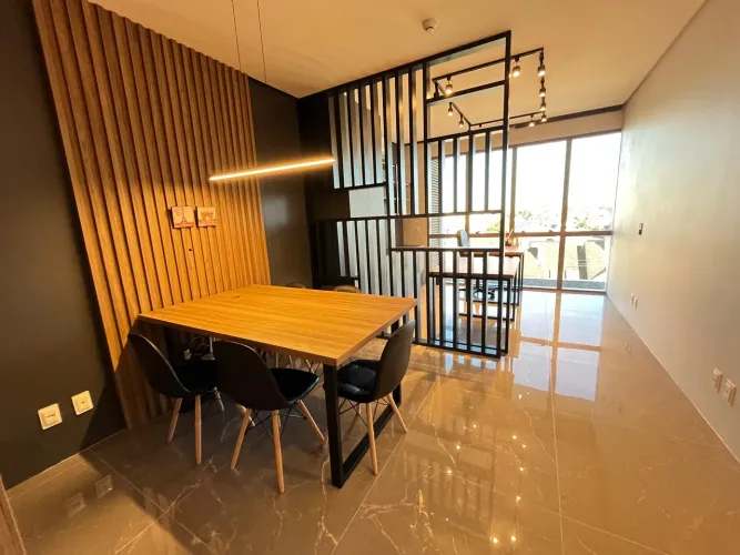 Sala comercial mobiliada à venda ou aluguel no Euro Smart Office, Areal - 31 m², sol da ta