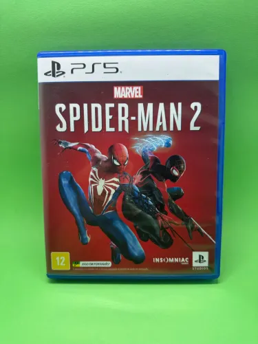 Marvel Spider-Man 2 PS5 Mídia Física Importado Open Box