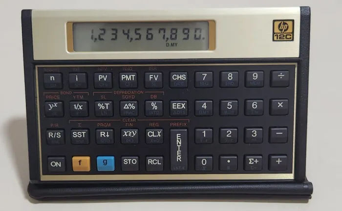 Calculadora financeira HP 12C Gold original - Muito Nova