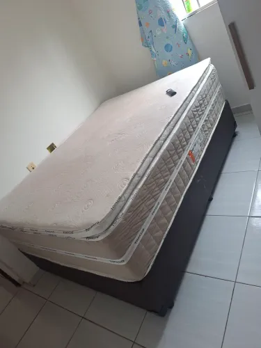 Cama Casal Com Colchão Topázio