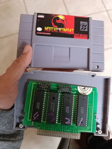 Jogo mortal Kombat 1 da época