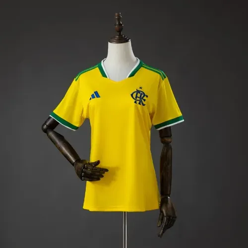 Camisa Flamengo - Especial Brasil 2026 - Tamanho G, M, P - Feminina