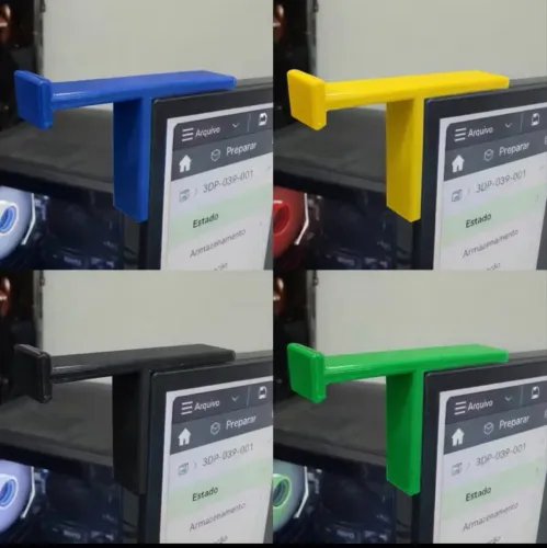 Suportes para Headset Impressão 3D Organizador de Mesa e monitores,