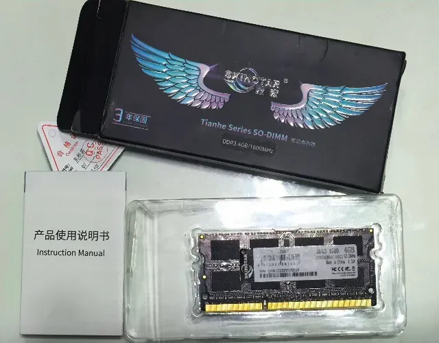 Memória RAM Notebook 4GB DDR3L 1600MHz Skihotar - 1.35V (Nova, Vitrine)