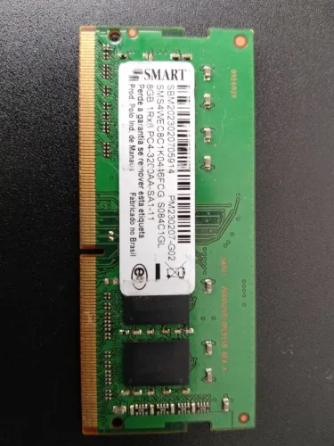 memória RAM Smart Modular de 8GB DDR4 para notebook