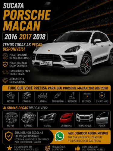 Sucata Porsche macan 2016 2017 2018