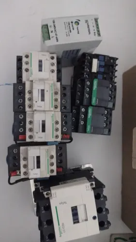 7 Contator + fonte 24v