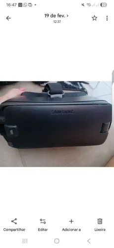Samsung Gear Oculus Realidade Virtual VR SM-R323 Original na Caixa com Manual