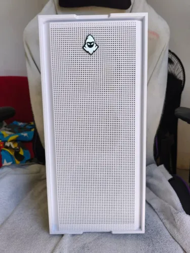 Gabinete Gamer Mancer Narok V2, Rainbow, Mid-Tower, Lateral de Vidro, Com 3 Fans, Branco