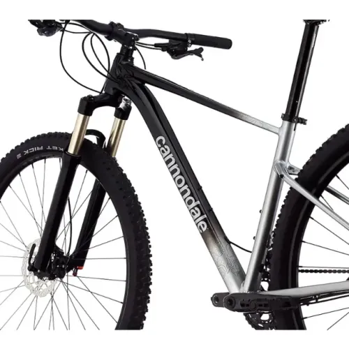 BICICLETA 29 CANNONDALE TRAIL SL4 BOOST SUB MICROSHIFT 10V PRATA/PRETO, TAMANHO L