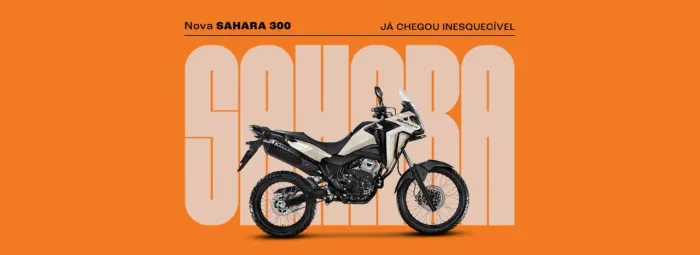 SAHARA 300 - 2026 - Aceitamos sua usada na troca