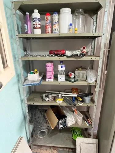 Estante de Aço Alta 1,98 m - Garagem, Depósito, Lavanderia