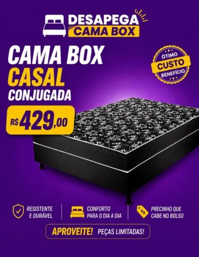Camas boxs solteiro e casal