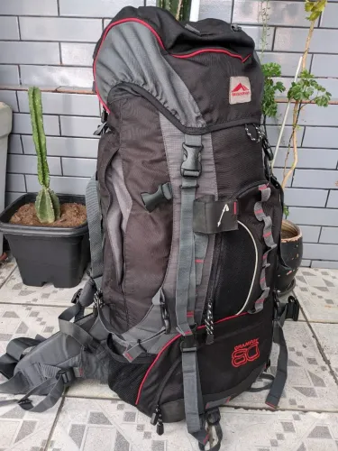 Mochila Trilhas e Rumos 80l trekking viagem camping acampamento 