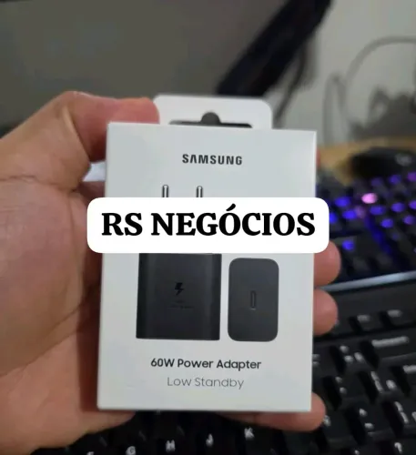 Carregador Samsung 60w original, Lacrado + NF (Até 12x)