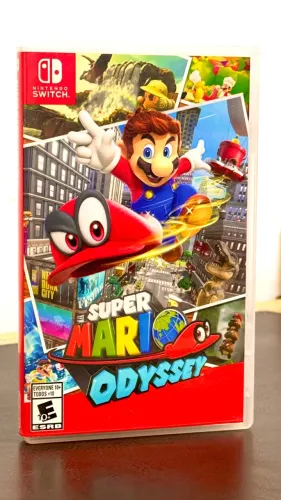 Super Mario Odyssey Nintendo (com atualização grátis para Switch 2) - Mídia Física