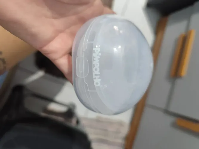 Concha coletora da pimpolho base de silicone