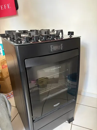 Fogão Dako Supreme Glass Preto - Estado de Novo (Com Nota Fiscal)
