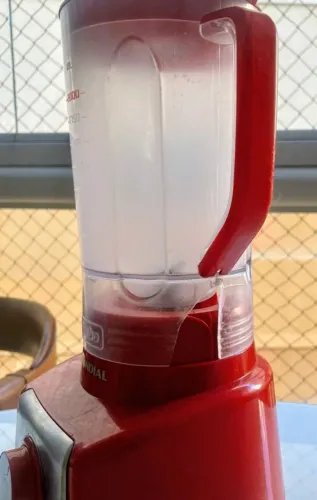 Liquidificador Mondial 1000W Turbo Inox - Funcionando