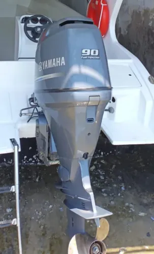 Motor Yamaha 90hp 4tempos - seminovo